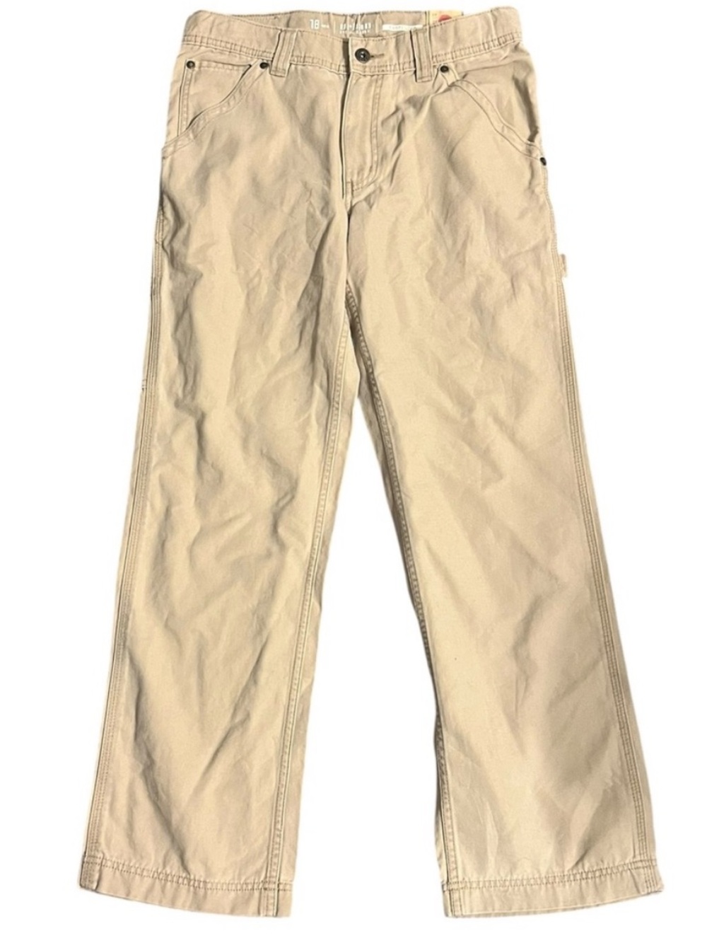 Boys Urban Pipeline Carpenter Pants Size 18 Beige